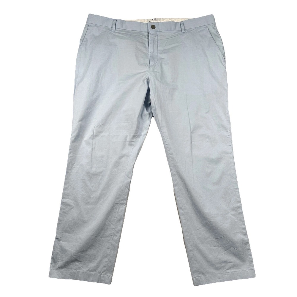 Spoke Pants Mens 40x28 Build B Lights Sky Baby Blue Flat Front Chino Khaki